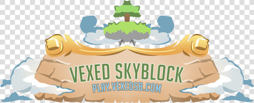 Transparent Skyblock Png   Cloud Minecraft Server Logo  Png DownloadTransparent PNG