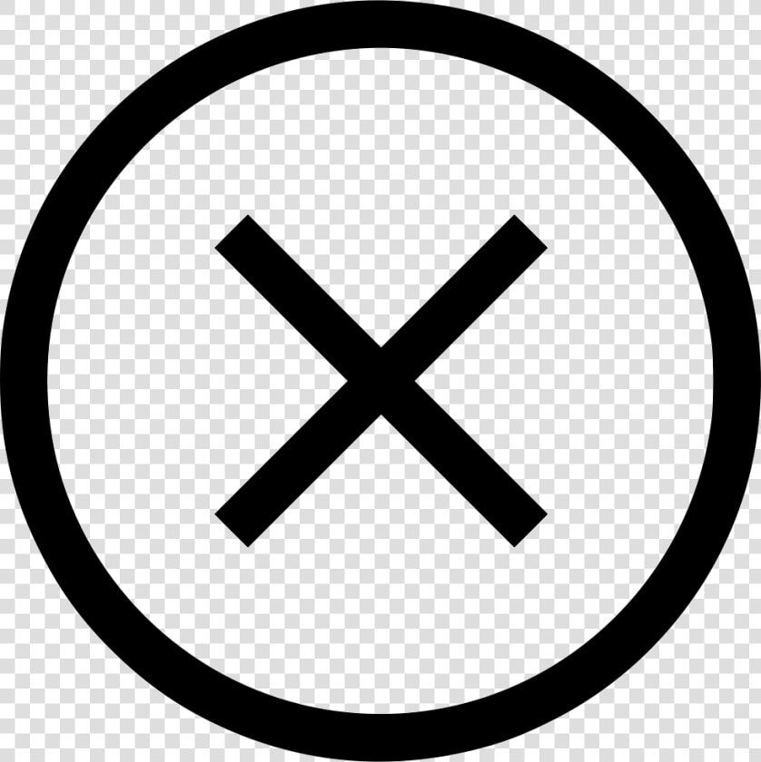 Cross Mark X Delete   Social Media Icon Facebook  HD Png DownloadTransparent PNG