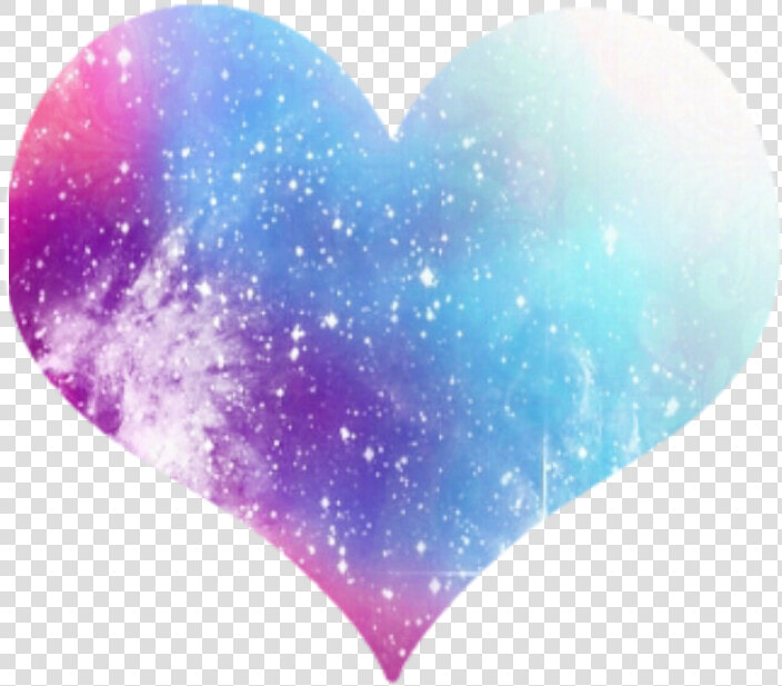 Blue  Galaxy  And Heart Image   Galaxy Heart  HD Png DownloadTransparent PNG