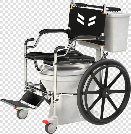 Frido Waterproof Commode Wheelchair Docking On The   Stand Up Paralysis  HD Png DownloadTransparent PNG