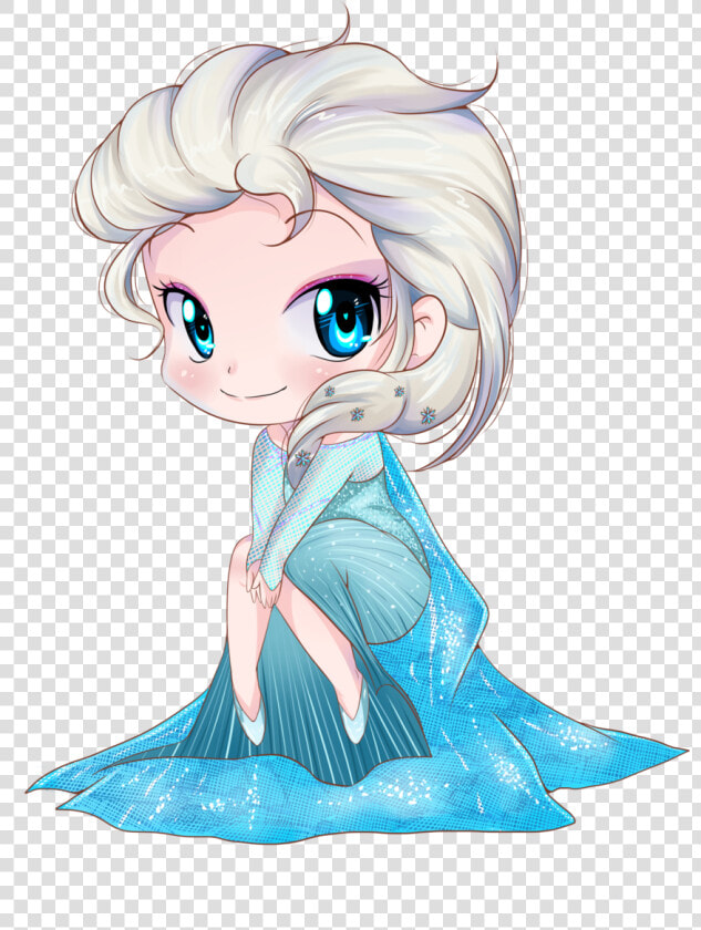 Elsa Chibi By Keitenstudio   Elsa Frozen Chibi  HD Png DownloadTransparent PNG