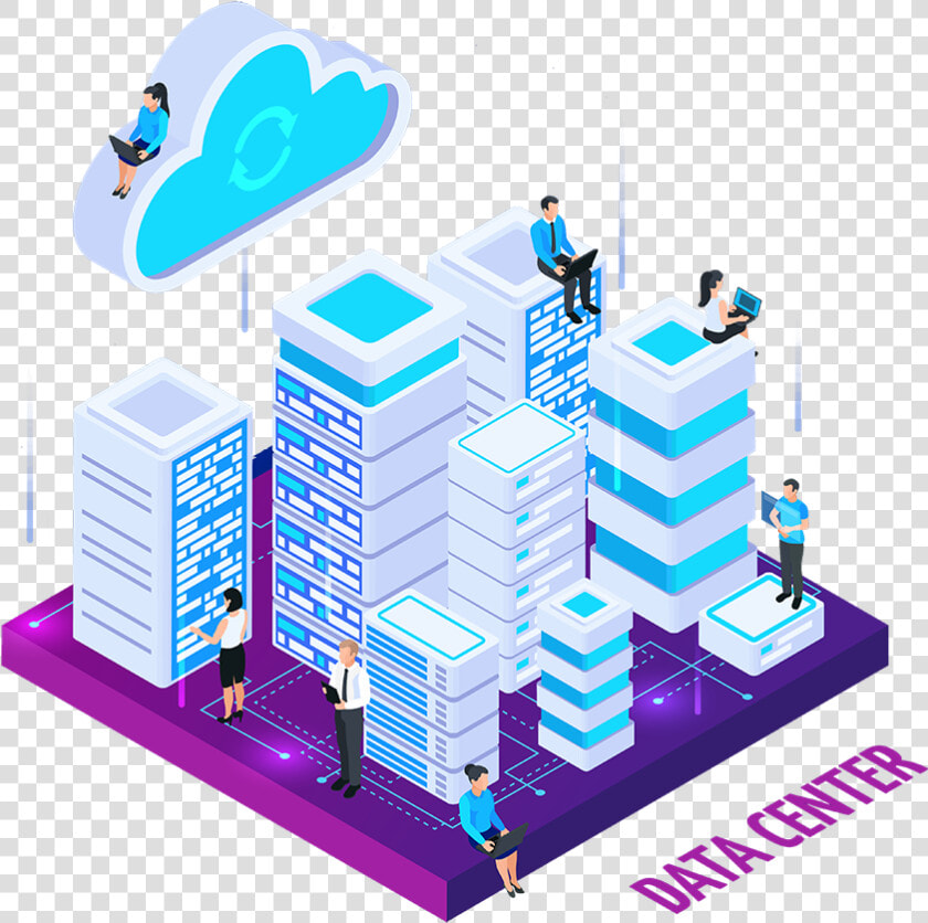 Ozcart Hosting Main Image Showing Servers And Staff   Data Center  HD Png DownloadTransparent PNG