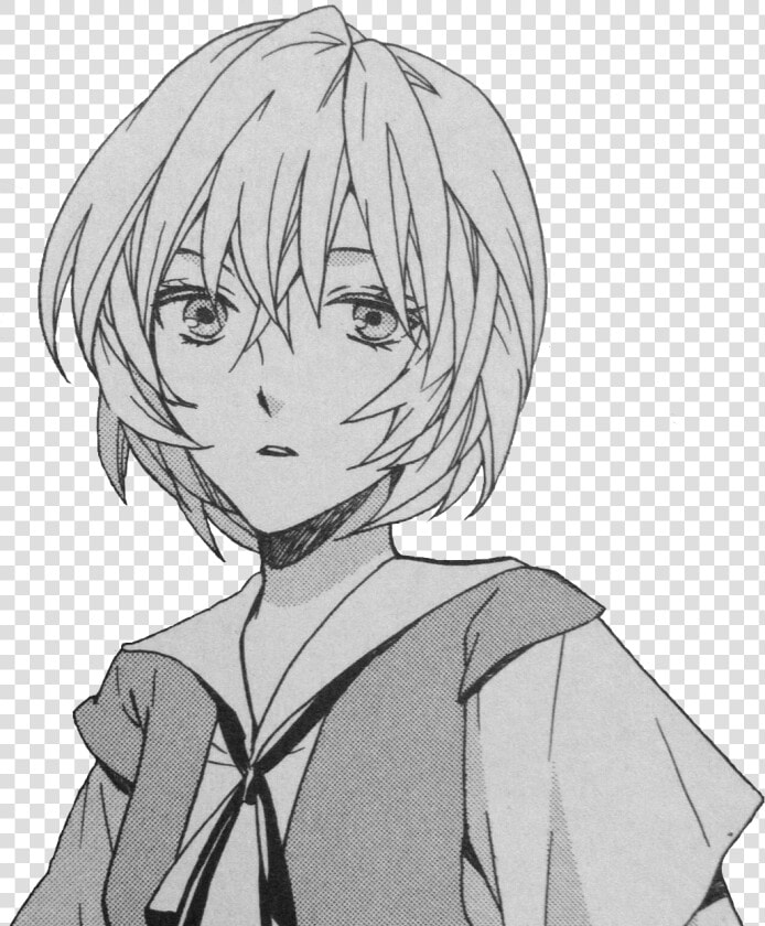 Ayanami Rei Png Manga  Transparent PngTransparent PNG