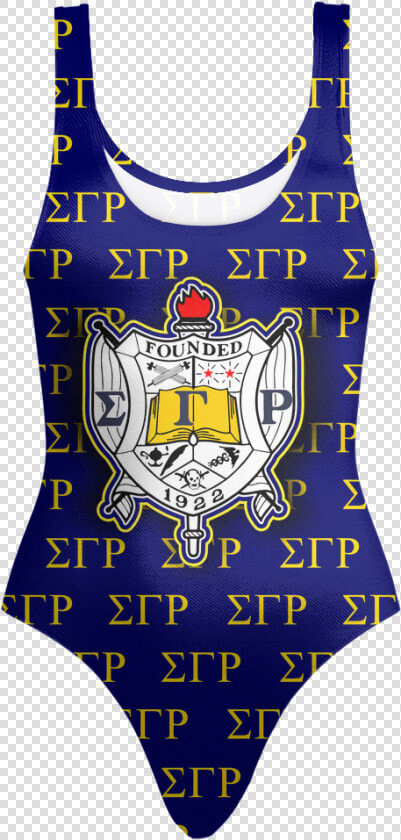 Sigma Gamma Rho Greek Logo Swimsuit  HD Png DownloadTransparent PNG