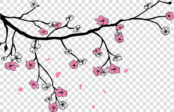 Cherry Blossom Or Sakura Japanese Vinyls   Wall Decal  HD Png DownloadTransparent PNG