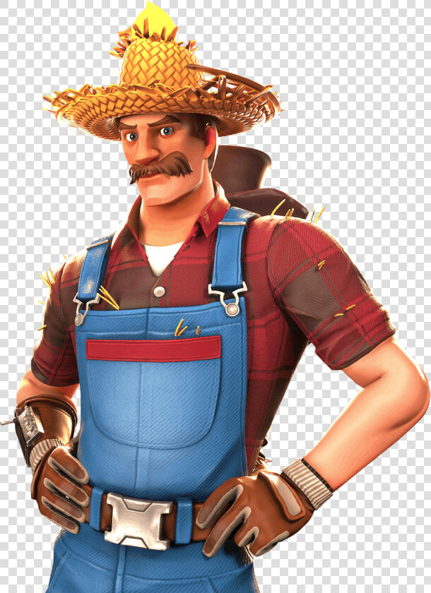 Hayseed Fortnite Skin Render Free To Use Let Me Know   Fortnite Skin Renders  HD Png DownloadTransparent PNG