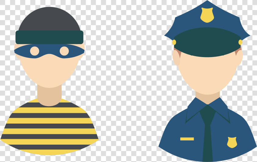 Police Officer Computer File   Thief Vector Free Png  Transparent PngTransparent PNG