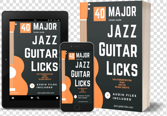 40 Ionian Jazz Guitar Licks Pdf Ebook   Chord  HD Png DownloadTransparent PNG