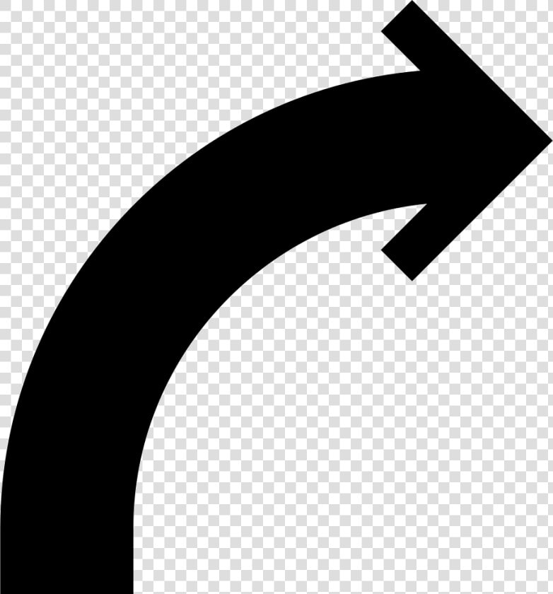 Curve Arrow   Curved Arrow Icon Png  Transparent PngTransparent PNG