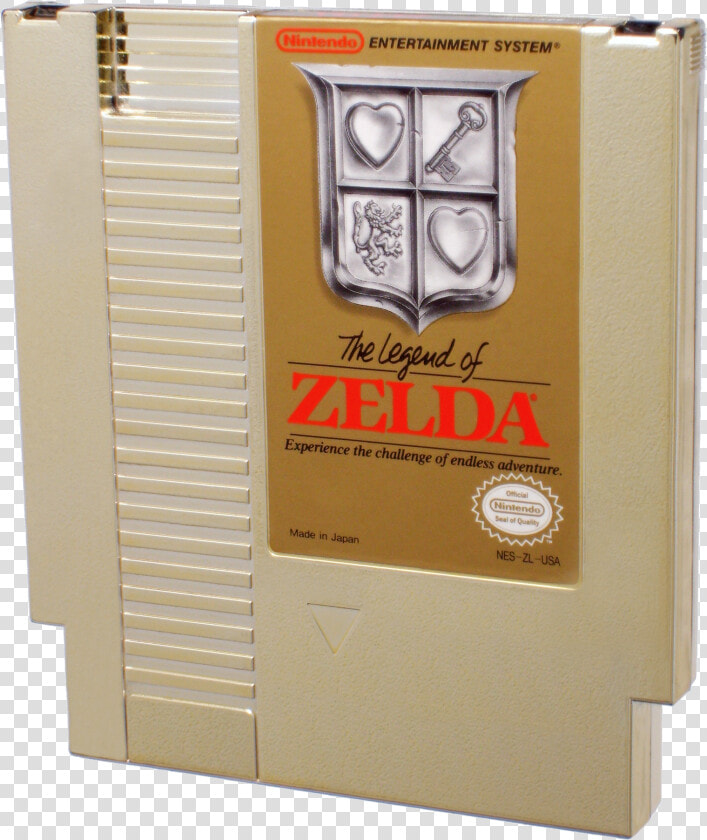 The Legend Of Zelda Gold Nes Cartridge   Legend Of Zelda Nes Cartridge  HD Png DownloadTransparent PNG