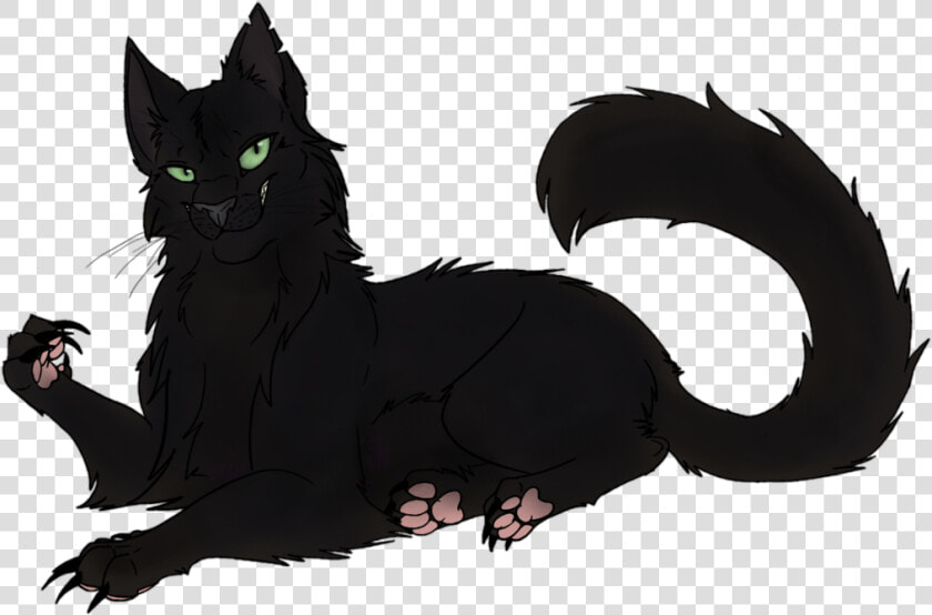 Black Cat Clipart Warrior Cat   Warrior Cats Black Cat  HD Png DownloadTransparent PNG