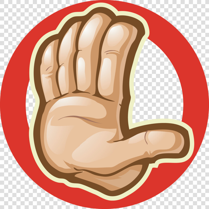 Transparent Stop Hand Png   Stop Hand Cartoon Png  Png DownloadTransparent PNG