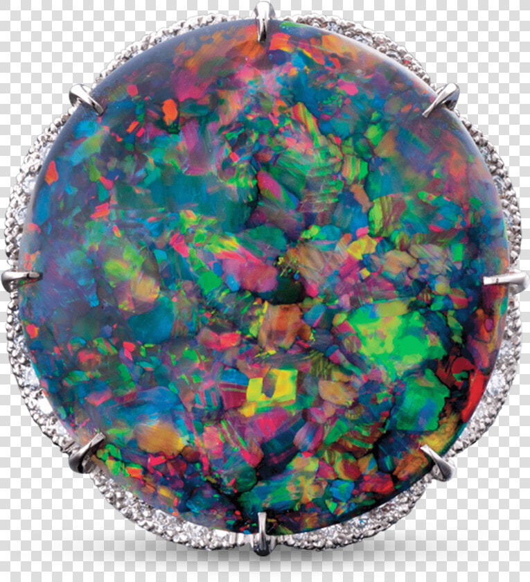 This Lightning Ridge Black Opal Displays An Impressive   Mens Back Opal Rings  HD Png DownloadTransparent PNG