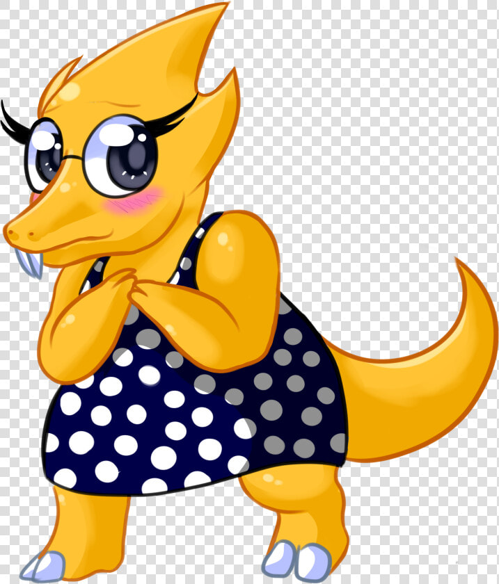 Alphys Chibi Png   Png Download   Chibi Alphys  Transparent PngTransparent PNG