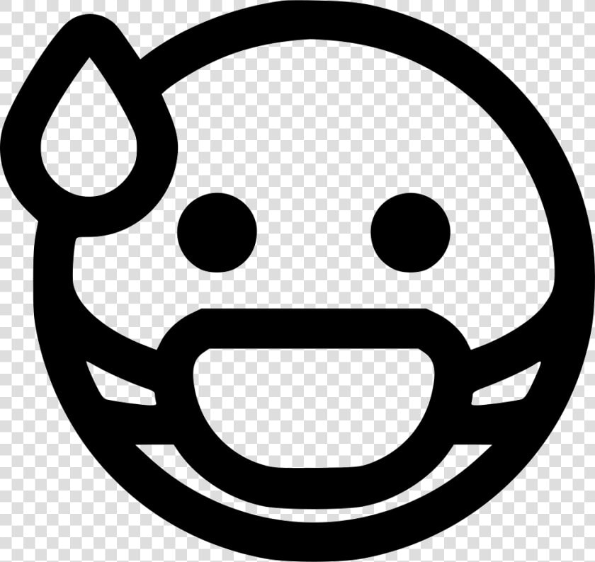 Emoticon smile facial Expression line And White icon coloring   Sick Icon Png  Transparent PngTransparent PNG