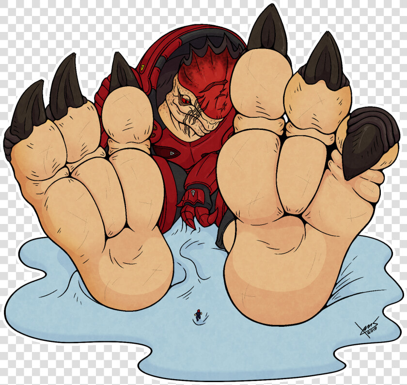 Serving Your Battlemaster    Mass Effect Krogan Feet  HD Png DownloadTransparent PNG