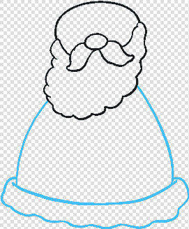 How To Draw Santa Claus In A Few Easy Steps Easy Drawing   Easy Step By Step Drawings Santa Claus  HD Png DownloadTransparent PNG