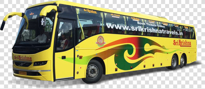 Online Bus Ticket Booking Shri Krishna Travels   Tour Bus Service  HD Png DownloadTransparent PNG