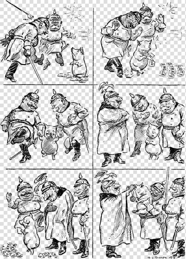 Punch S History Of The Great War P63   World War 2 Cartoons  HD Png DownloadTransparent PNG