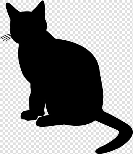 猫 シルエット イラスト  HD Png DownloadTransparent PNG