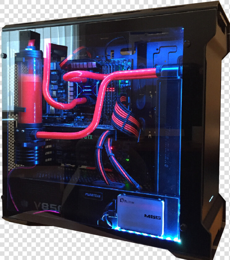 Phanteks Enthoo Evolv Atx Tempered Glass Water Cooling  HD Png DownloadTransparent PNG