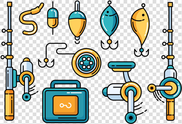 Fishing Tackle Icons Vector   Icones Pescaria Png  Transparent PngTransparent PNG