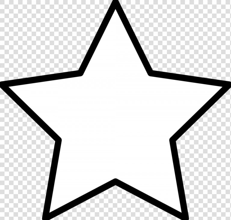 Download Star Clipart Black And White   Colouring Pages Of Star  HD Png DownloadTransparent PNG