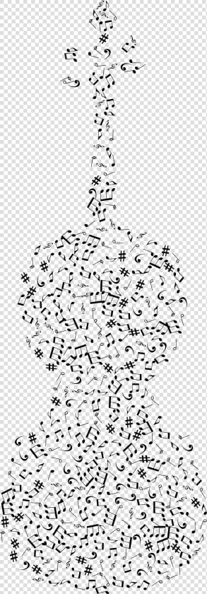 Musical Violin Clip Arts   Violin And Music Notes Art Png Transparent  Png DownloadTransparent PNG