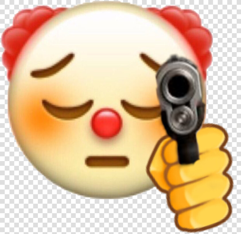  freetoedit  honk  clown  sad  emoji   Clown Face Sad Clown Emoji  HD Png DownloadTransparent PNG