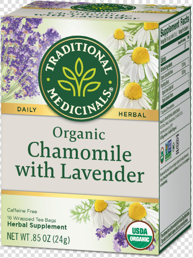 Traditional Medicinals Chamomile With Lavender  HD Png DownloadTransparent PNG