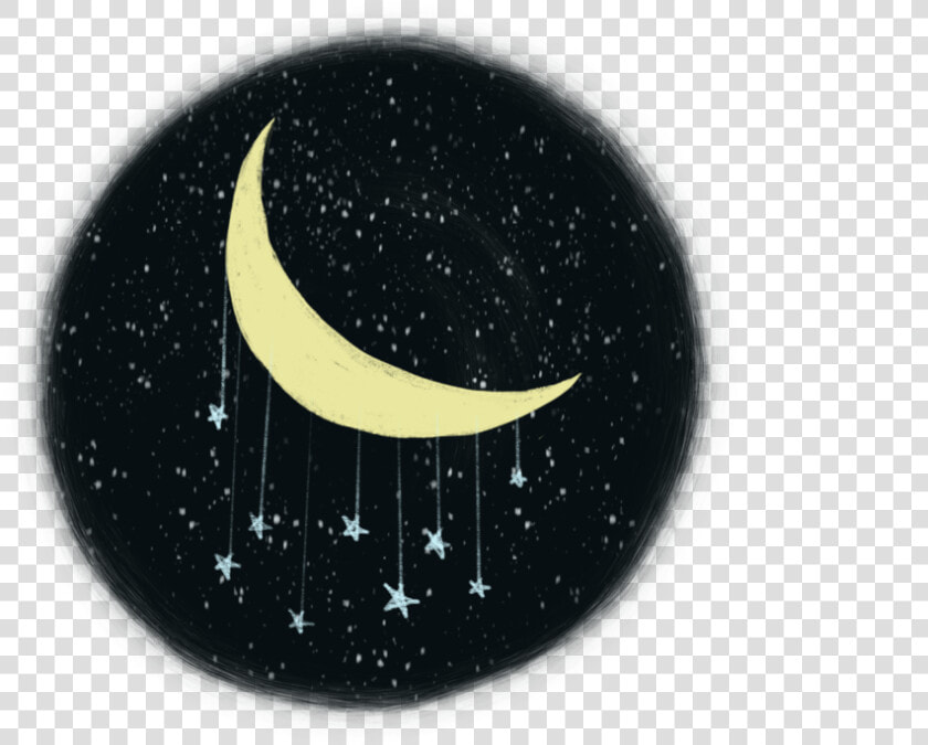 Moon In The Night Sky   Png Download   Crescent  Transparent PngTransparent PNG