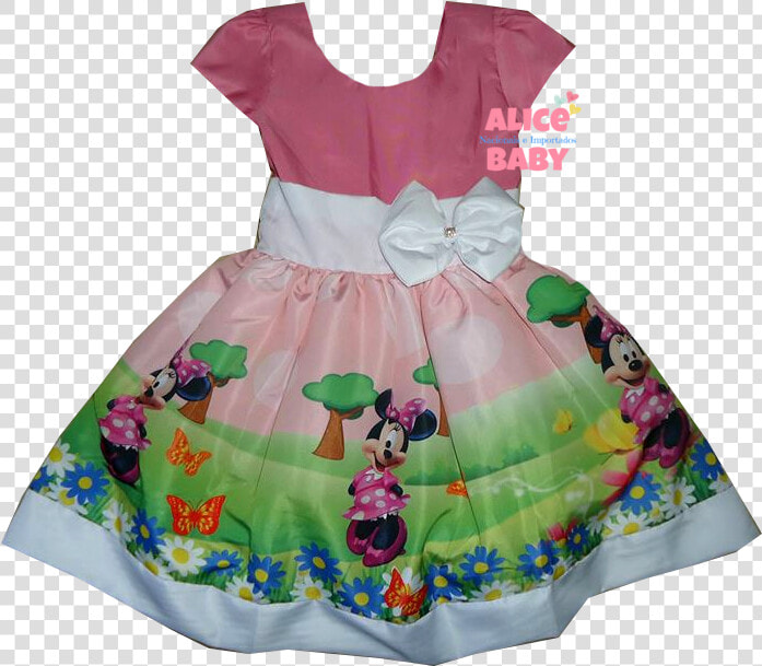 Vestido Minnie Rosa 6 Anos  HD Png DownloadTransparent PNG