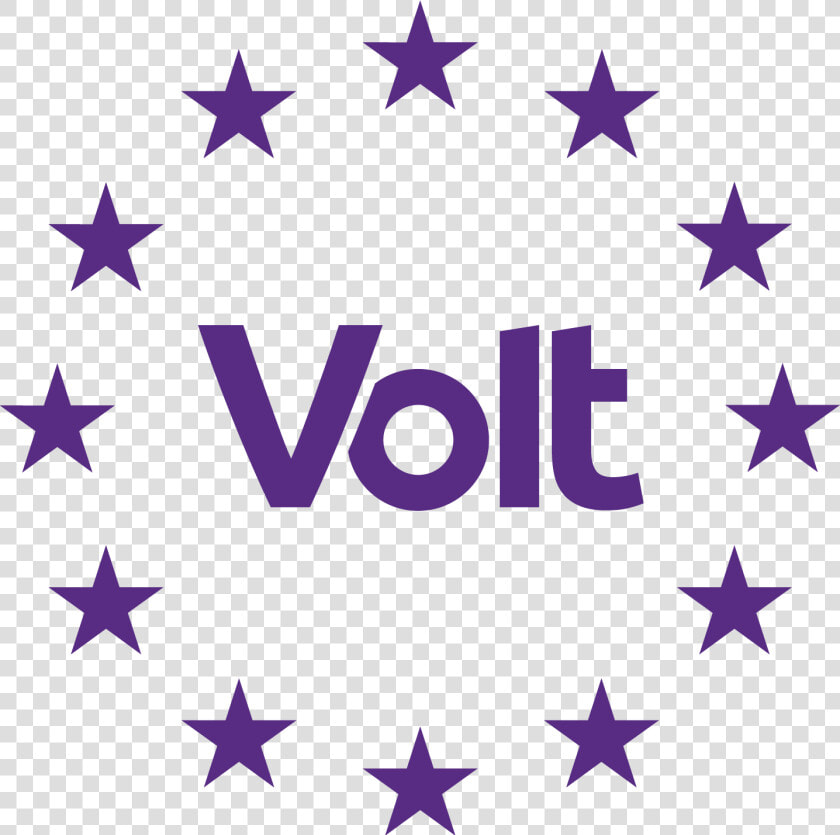 Volt Logo And Stars Purple  HD Png DownloadTransparent PNG