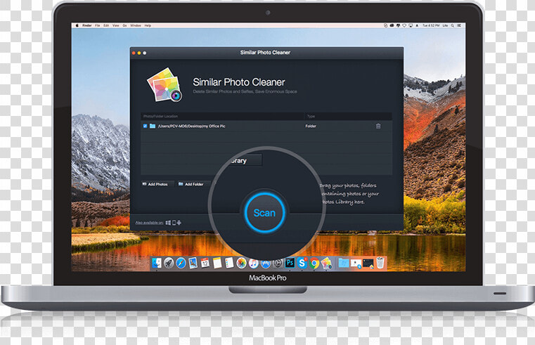 Similar Photo Cleaner Is All About Noxious Scans And   Tela Mac  HD Png DownloadTransparent PNG