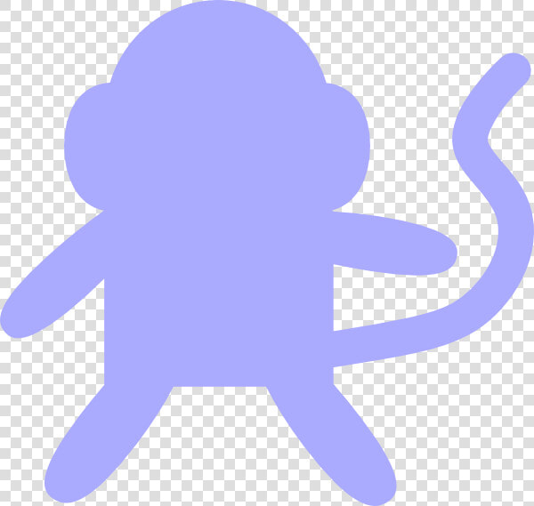 Baby Blue Monkey Svg Clip Arts   Monkey Clip Art  HD Png DownloadTransparent PNG