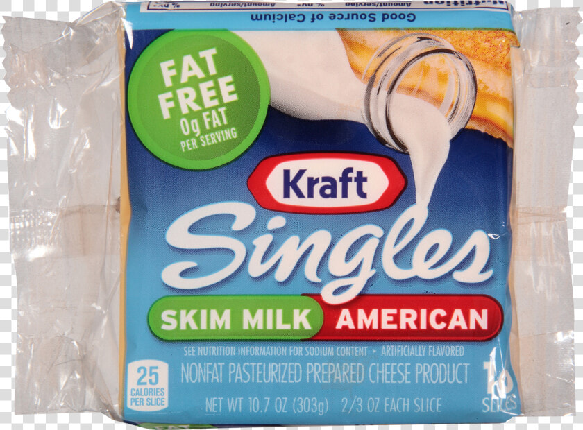 Kraft Cheddar Cheese Slices Fat Free  HD Png DownloadTransparent PNG