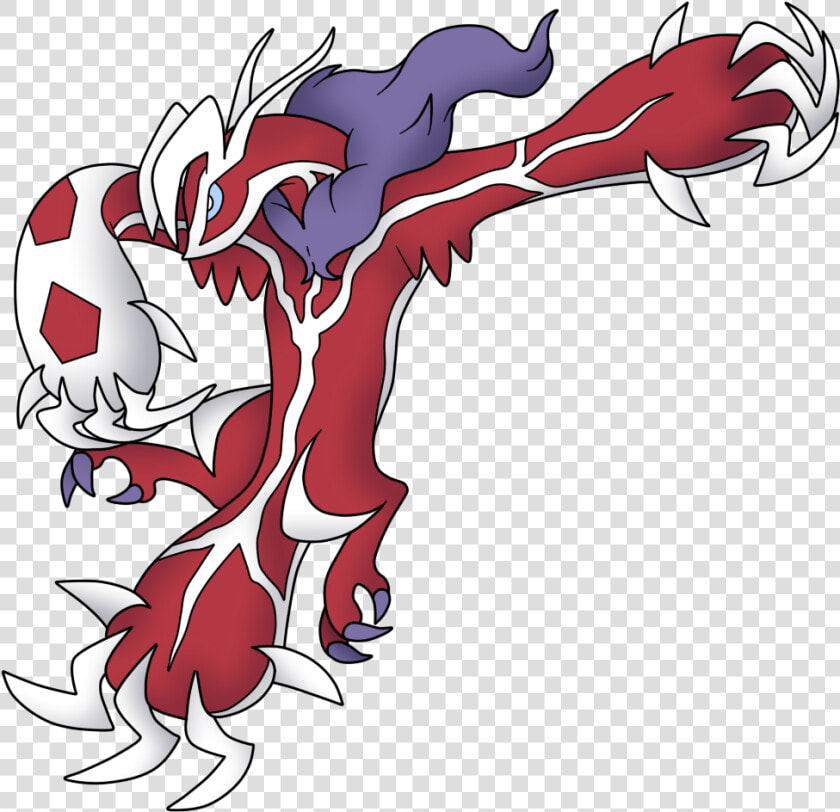 Yveltal Red And White  HD Png DownloadTransparent PNG