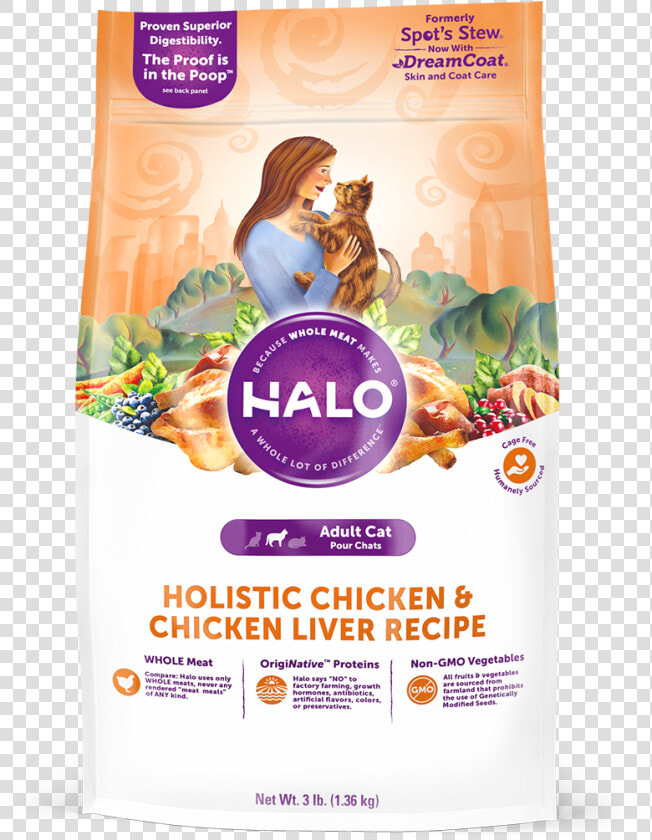 Halo Holistic Chicken And Chicken Liver Recipe For   745158340201  HD Png DownloadTransparent PNG