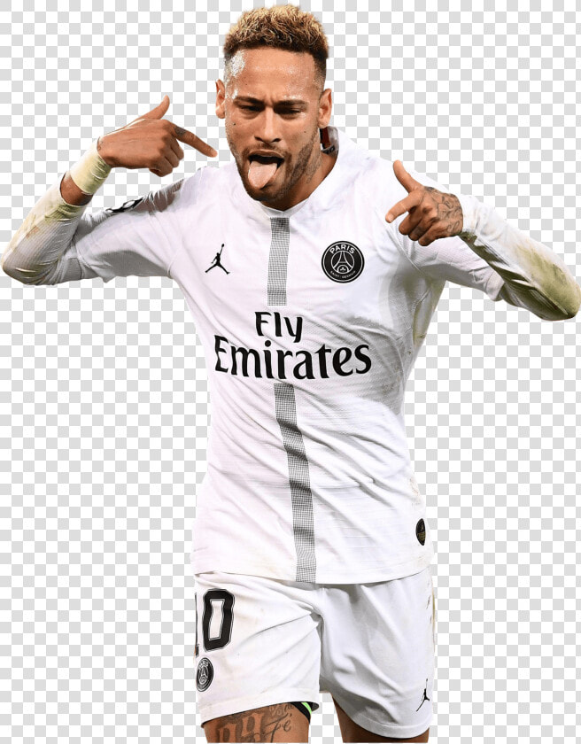 Neymar White Psg Jersey Png   Neymar En El Madrid  Transparent PngTransparent PNG