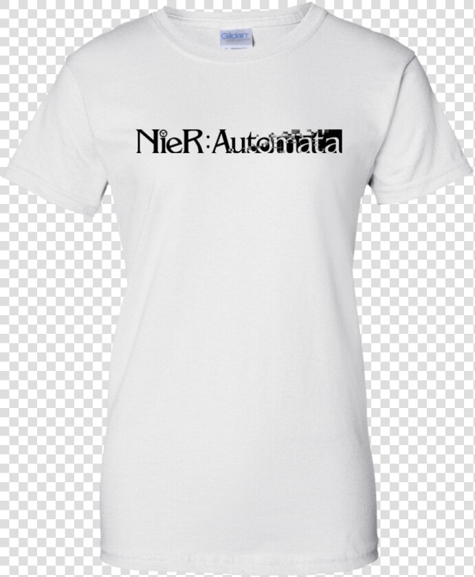 Nier Automata Logo Words Shirt  Hoodie   T shirt  HD Png DownloadTransparent PNG