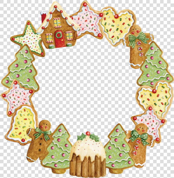 Couronne De Noël Png  Biscuits  Transparent PngTransparent PNG