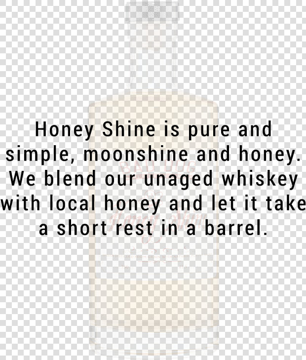 Bad Dog Distillery Honey Shine 750ml   Marquette University High School  HD Png DownloadTransparent PNG