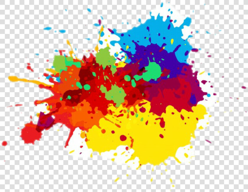  colourful  colorful  paint  splash  splatter  paintspalsh   Splash Colourful Paint  HD Png DownloadTransparent PNG