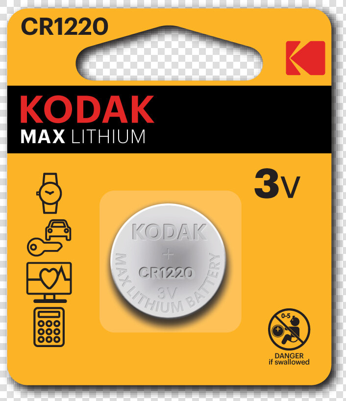 Kodak Max Cr Button Cells   Kodak Max Lithium Cr2032  HD Png DownloadTransparent PNG