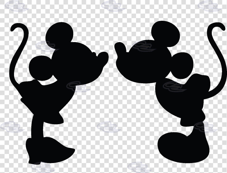 Minnie Mouse Mickey Mouse Silhouette Epic Mickey   Mickey And Minnie Clip Art  HD Png DownloadTransparent PNG