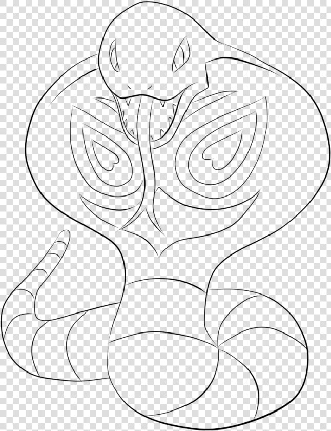 Coloring Kids Pokemon   Arbok Pokemon Coloring Page  HD Png DownloadTransparent PNG