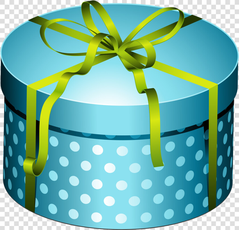 Blue Round Present With Bow Png Image Clipart   Round Gift Clipart  Transparent PngTransparent PNG