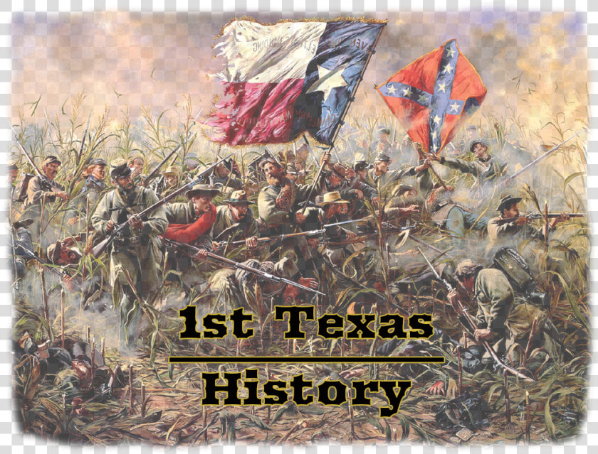 1st Texas Infantry   Civil War Between America  HD Png DownloadTransparent PNG