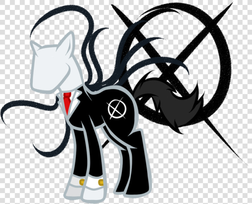 My Little Pony Slender Man Xd   Mlp Slender Man  HD Png DownloadTransparent PNG