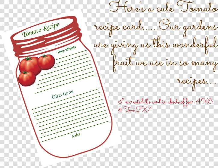 Recipe Card Png  Transparent PngTransparent PNG